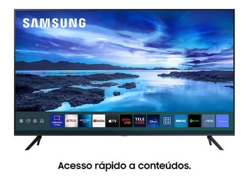 Imagem 3 de 7 de Smart Tv 43 Polegadas 4k Hdr Alexa Samsung 43au7700