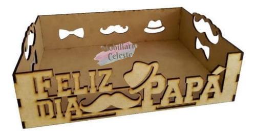 Caja De Mdf Para Desayuno Día Del Padre Publicación Especial