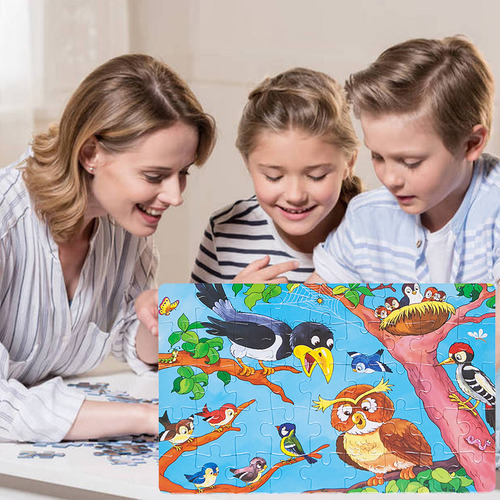 Puzles K Para Niños De 4 A 8 Años, 45 Piezas, Coloridos, 600
