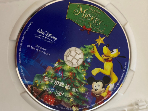 Dvd Original Disney Mickey Y Sus Amigos Juntos Otra Navidad (Usado)