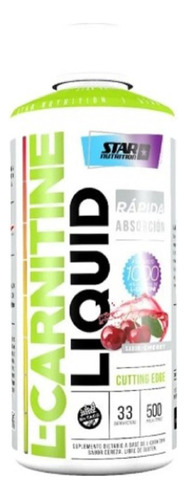 Suplemento En Líquido Star Nutrition L-carnitina Sabor Cherry En Pote De 500ml