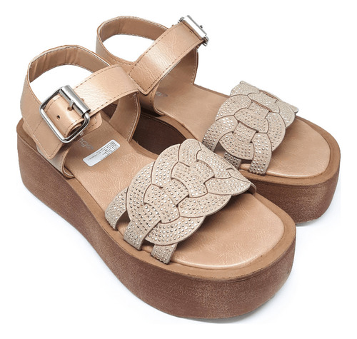 Sandalia Savage Sandalia Beige - Gm300