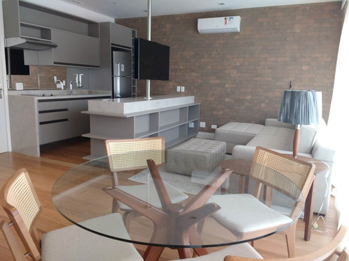 Imagem 16 de 27 de Apartamento Mobiliado 62 Metros, 1 Dormitório, 2 Vagas, Para Locação, R$ 6.700,00 Na R. Elvira Ferraz, 250 Vila Olímpia, São Paulo, Sp - Sp - Ap5579_sales
