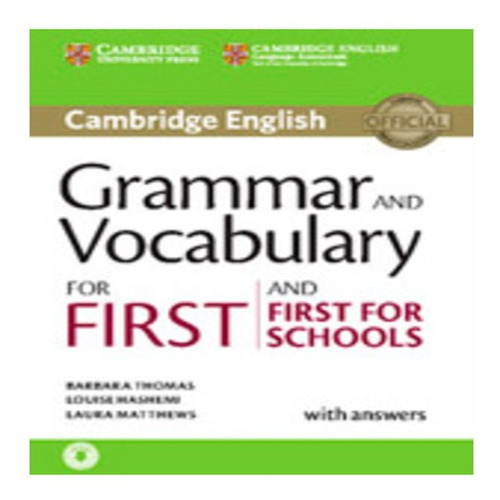 Grammar & Vocabulary For First & First For Schools W/key K*-