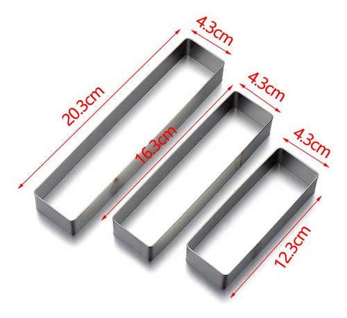 Molde Para Hacer Mousse Para Hornear Galletas, Tartas, Acero