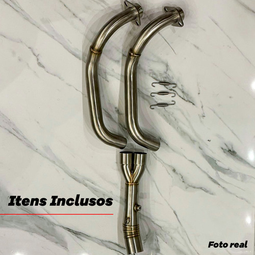 Escapamento Para Mt 07 Full Inox Ronco Esportivo Coletor