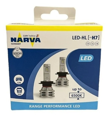 Ampolletas Led H7 Narva 12/24v 24w