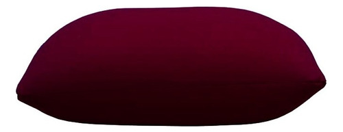 Almohada Mediana De Micro Perlas Color Vino