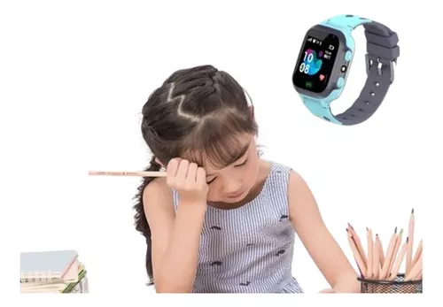 Reloj inteligente Q12 para niños y niñas, resistente al agua, SOS