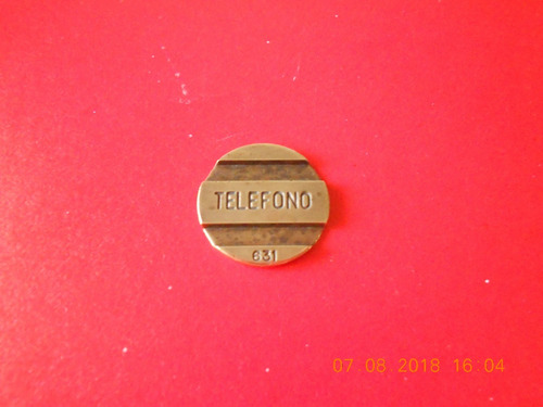 Ficha Cospel Token Telefono Entel N° 631