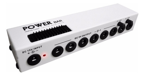 Fuente Artec Power Bar Pwb-8 Transformador Para 8 Pedales 6,9,12v