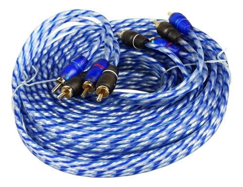 Rtr254 Cable Rca De Par Trenzado De 25 Pies, 4 Canales,...