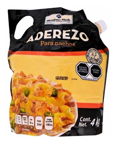 Aderezo De Queso Para Papas/nachos Member's Mark 4 Kg