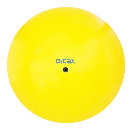 Bola Lisa 300g 16cm Ginástica Rítmica Dicat Sports Cor Amarelo cítrico