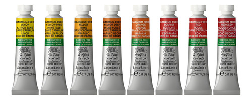 Tinta Aquarela W & N Profissional Tubo, 5 ml, color naranja cadmio