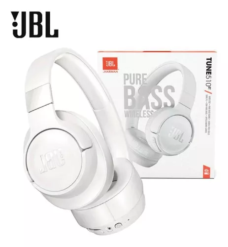 JBL Tune 510BT: Auriculares inalámbricos con sonido Purebass - Blanco