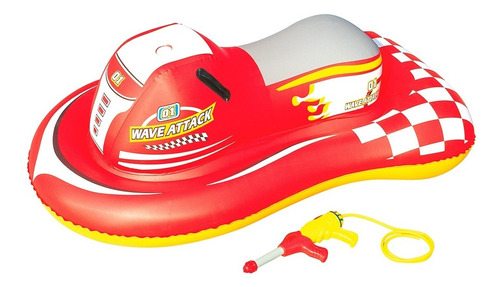 Moto Lanza Agua Inflable Bestway 41071 Flotador Pileta Pc