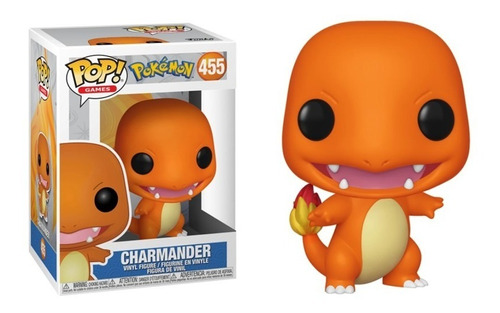 Boneco Funko Pop Games Pokémon Charmander - #455