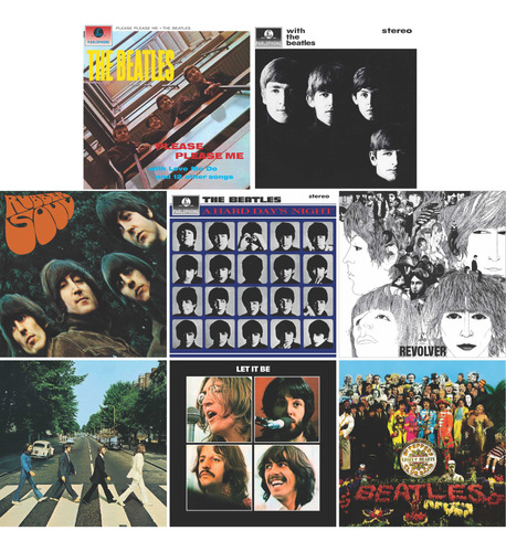 8 Cds The Beatles - Originais E Lacrados
