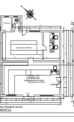 Local Frente A Plaza De Armas De Arauco 82.79 M2