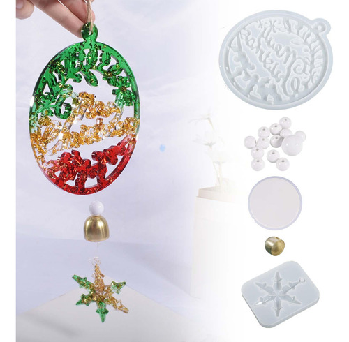 Resina De Silicona Diy Regalo Epoxi Colgante Campana Estiloa