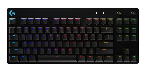 Teclado Mecanico Gamer Logitech Pro Rgb Ingles Backup