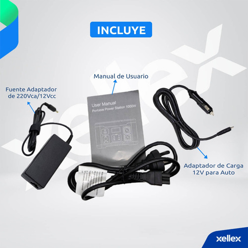 Imagen 3 de 9 de Cargador Estacion Portatil Genki 1000w Generador Powerbank