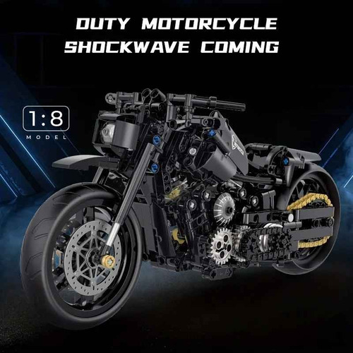 Bloques De Construcción Motocicleta Armable Harley Modelo