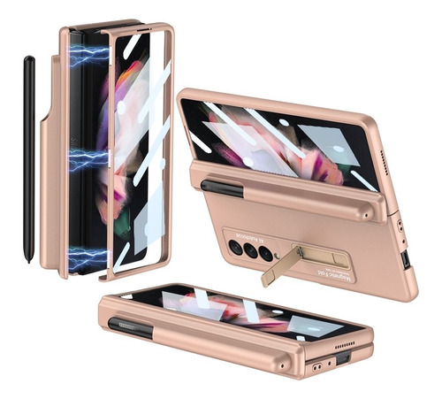 Funda Magnética De Cobertura Total Para Samsung Galaxy Z Fol