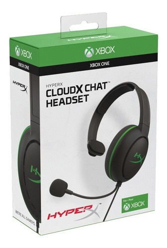 Imagen 6 de 7 de Auriculares Headset Gamer Hyperx Cloudx Chat Xbox One Mono
