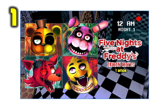 10 Manteles Five Nights At Freddy's Fiesta Oferta