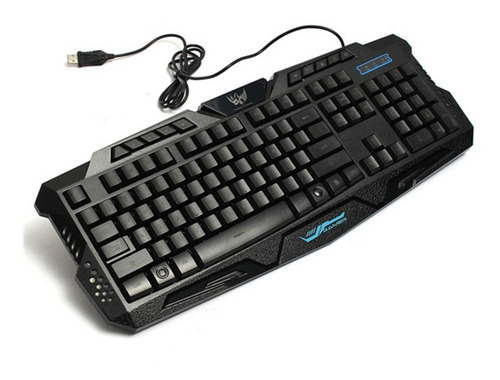 Teclado Usb Brobotix 420028 Ergonómico Iluminación Rgb /v