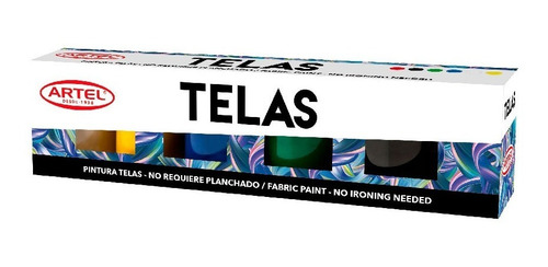 Pintura De Tela 6 Colores Artel