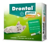Comprar Vermífugo - Drontal Gatos - 0,35ml Para Gatos 0,5 A 2,5kg