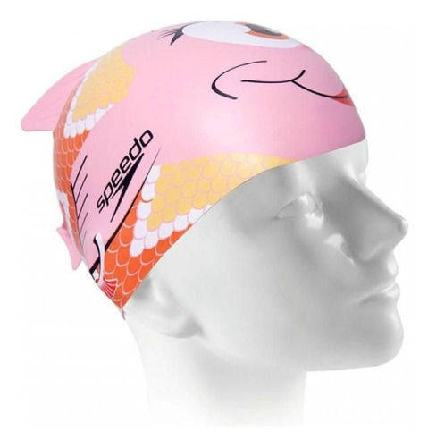 Touca De Natação Speedo Fish Cap Infantil Unissex - Vermelha