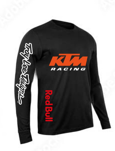 Polera Manga Larga Ktm Troy Lee Desing