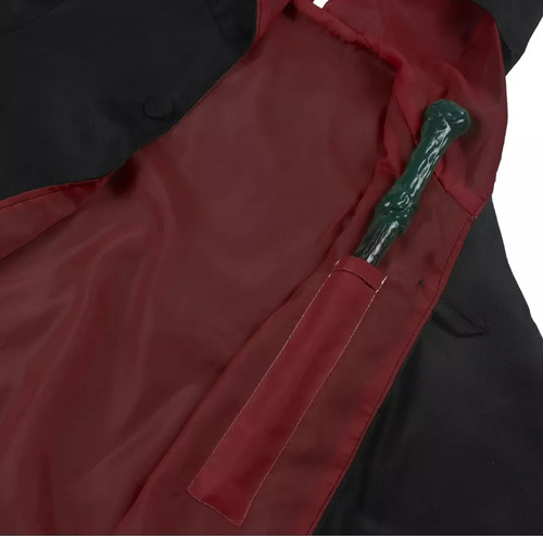 2025 Manto Capa Bruxo Bordado Cosplay Uniforme Chaleco