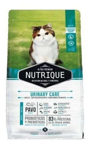 Alimento Nutrique Urinary Care Gato Bolsa De 7,5kg