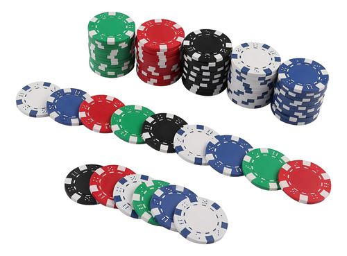 Juego De Poker Incluye Cartas 100 Fichas Mazos Casino