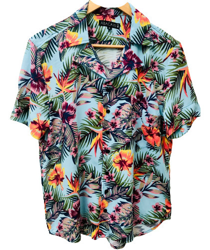 Camisa De Hombre Hawaiana Paraiso