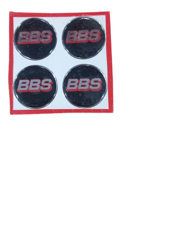 Logo Centro  Llanta  Bbs   49mm Blister X 4