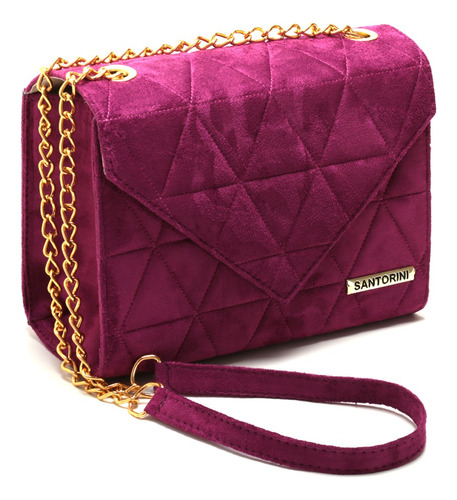 Bolsa Envelope Feminina, Baú, Alça De Corrente, Oferta !