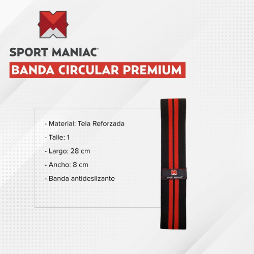 Imagen 2 de 3 de Tiraband Circular Premium Chica Sport Maniac