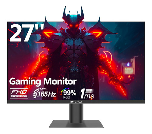Monitor gamer Crua CR270ZD led 27" negro 100V/240V