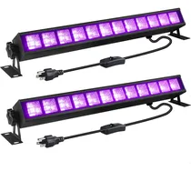 Comprar Paquete De 2) Luz Led Uv Discotecas Negra Neón  Fiestas 40w