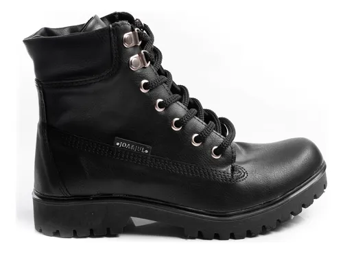 Borcegos de mujer de top cuero