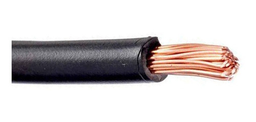 Imagem 1 de 3 de Metro Cabo Alimentação Contact Sul Puro Cobre 16 Mm - Preto