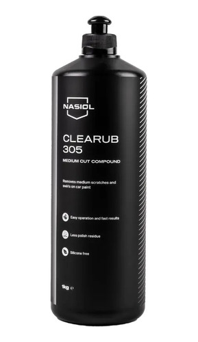 Nasiol Clearub 305 Composto Polidor Para Corte 500g