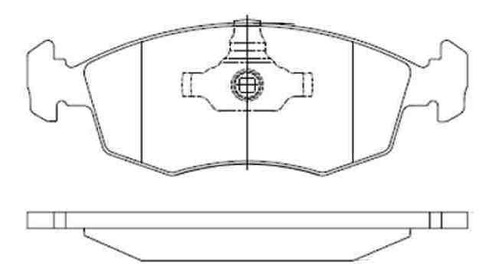 Pastilla De Freno Fiat --punto 1.4 - 1.8 Elx - Flex 07/ Dela