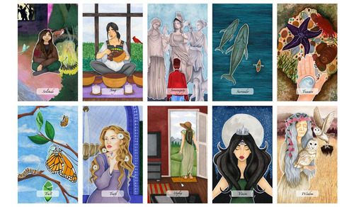 Baraja De Cartas Awakened Soul Oracle Ethony